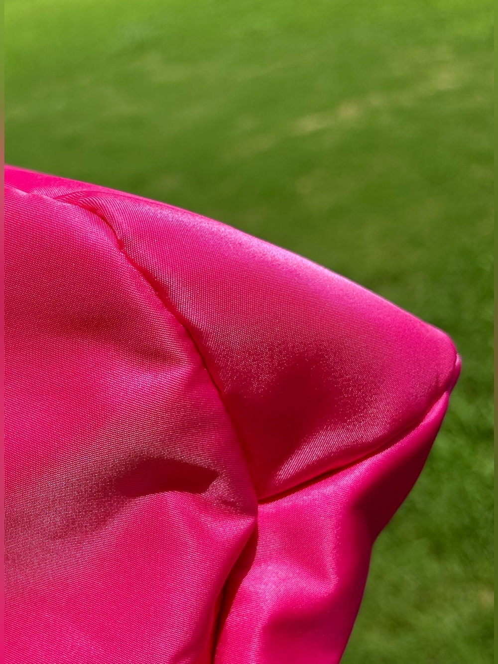 Dooney & Bourke Hot Pink Nylon Victoria Satchel Tote Bag - Picture 11 of 16